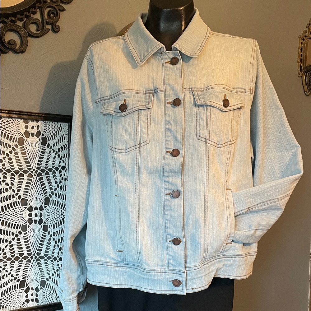 Jou Jou Light Blue Jean Jacket